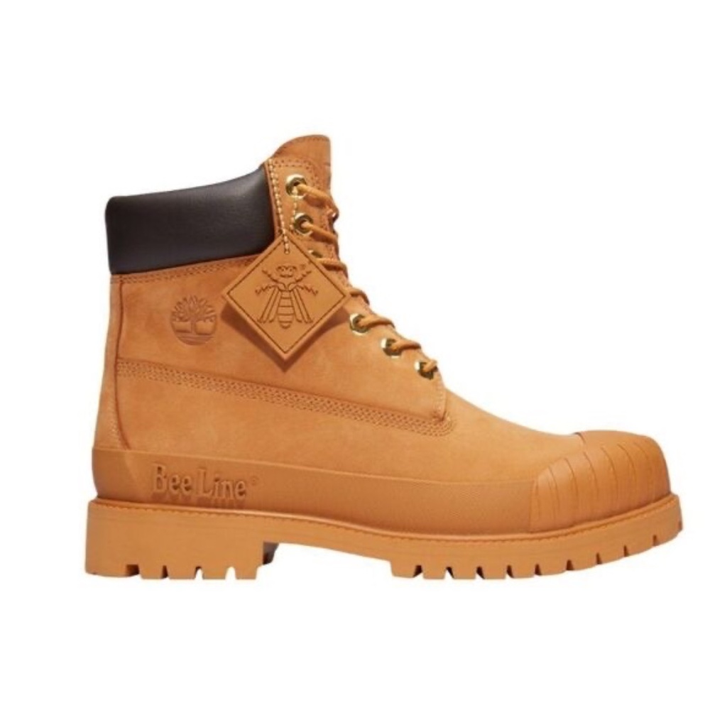 Timberland Bee Line Women's Premium Waterproof Rubber Toe Boots Tan NEW IN BOX